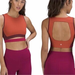 NWT Lululemon High-neck Square-back Train Bra